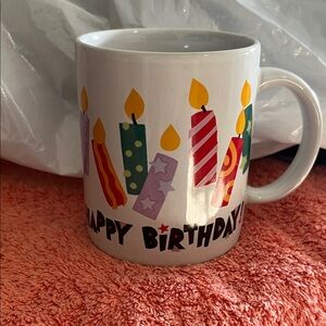 Happy Birthday Ceramic Mug - Multicolor